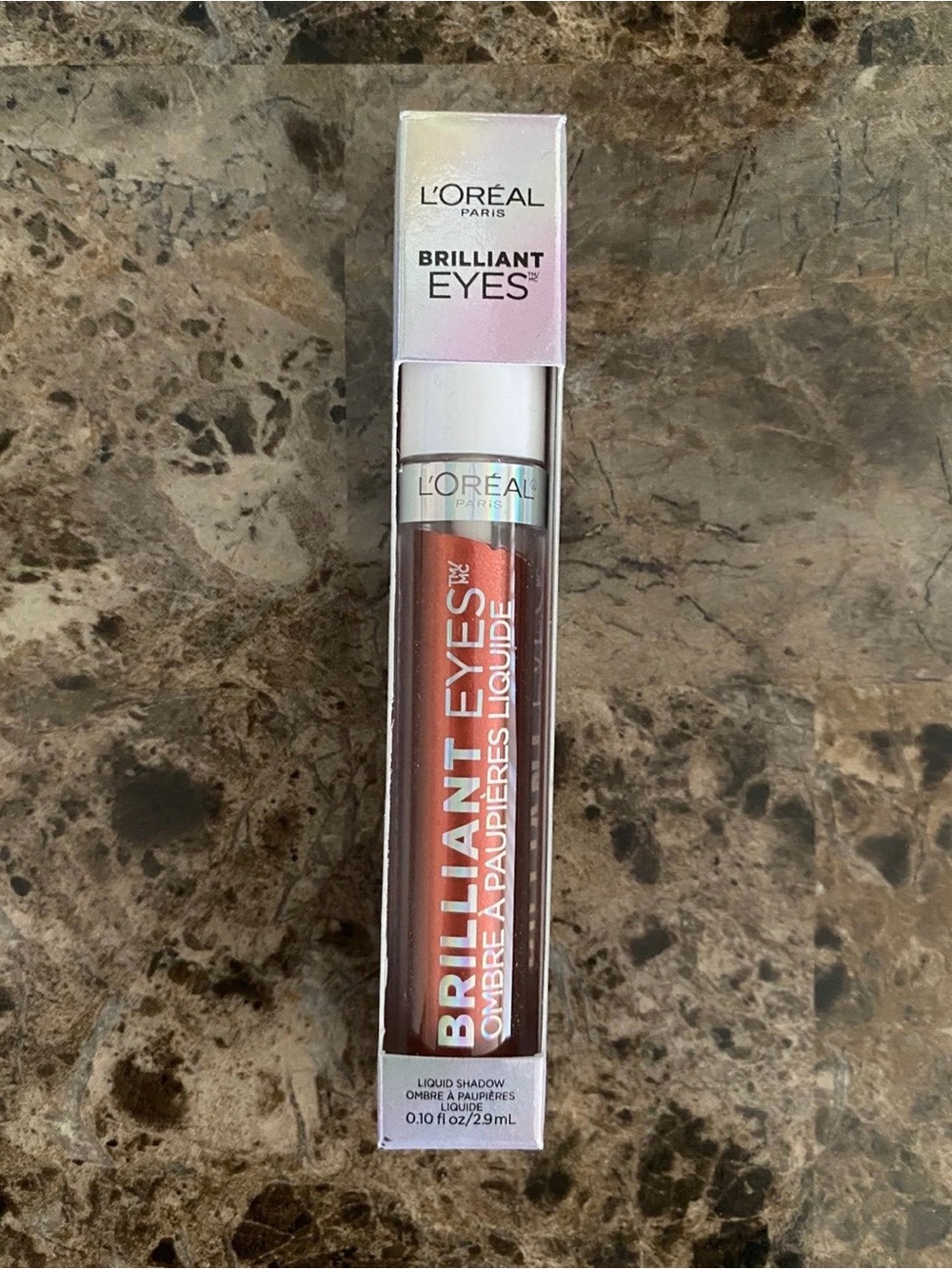 Loreal Paris Brilliant Eyes liquid shadow 460- Radiant Ruby 2.9ml Makeup New